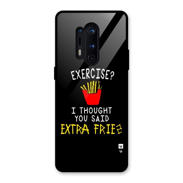 Extra Fries Glass Back Case for OnePlus 8 Pro