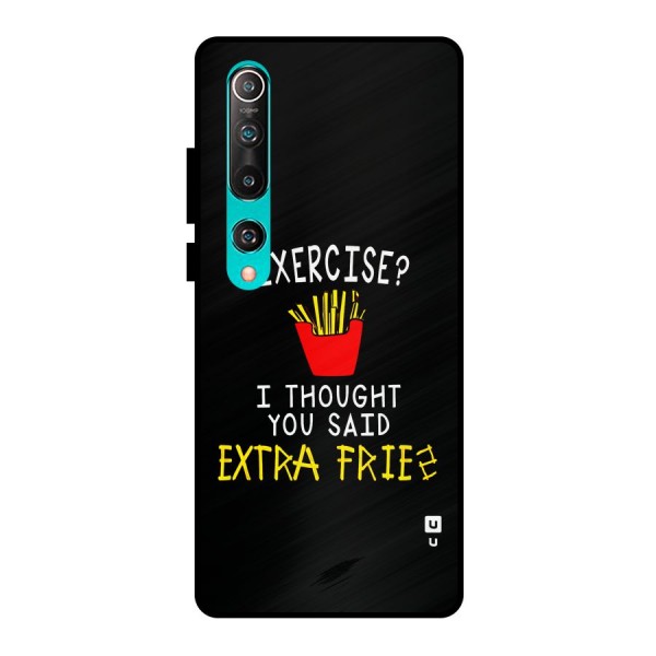 Extra Fries Metal Back Case for Mi 10
