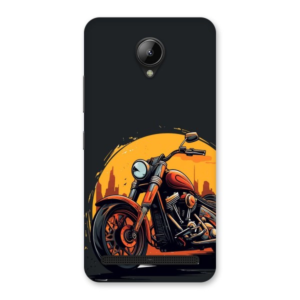 Extreme Cruiser Bike Back Case for Lenovo C2