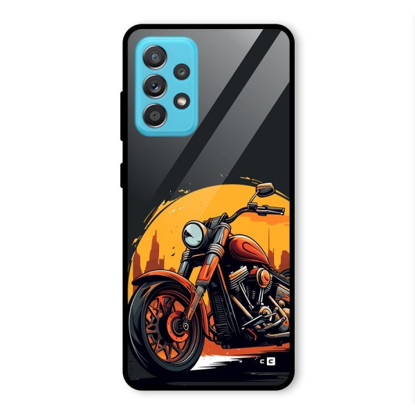 Extreme Cruiser Bike Glass Back Case for Galaxy A52