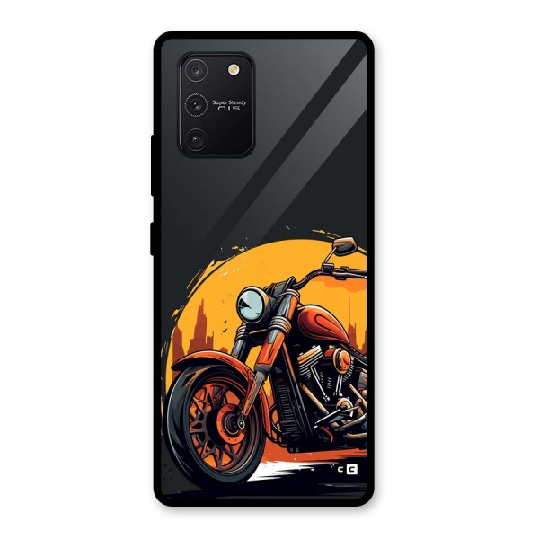 Extreme Cruiser Bike Glass Back Case for Galaxy S10 Lite