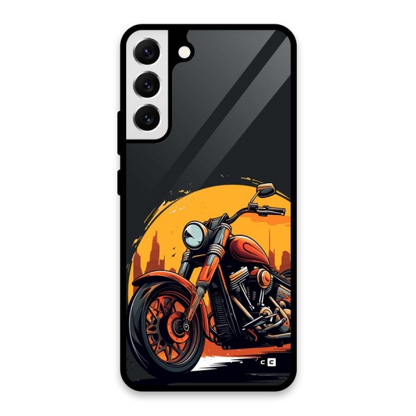 Extreme Cruiser Bike Glass Back Case for Galaxy S22 Plus 5G
