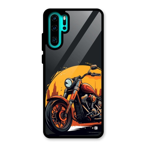 Extreme Cruiser Bike Glass Back Case for Huawei P30 Pro