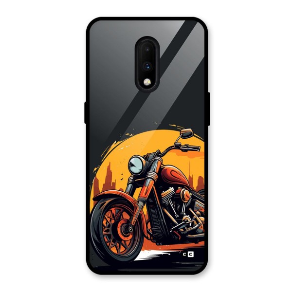 Extreme Cruiser Bike Glass Back Case for OnePlus 7