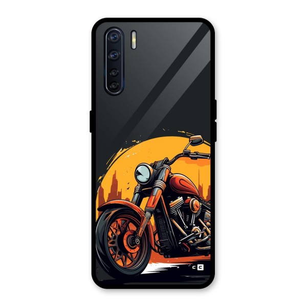 Extreme Cruiser Bike Glass Back Case for Oppo F15