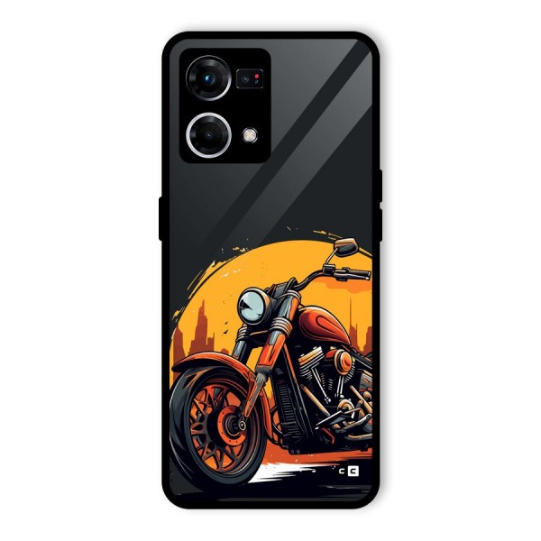 Extreme Cruiser Bike Glass Back Case for Oppo F21s Pro 4G