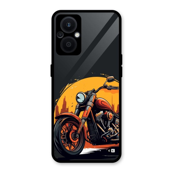 Extreme Cruiser Bike Glass Back Case for Oppo F21s Pro 5G