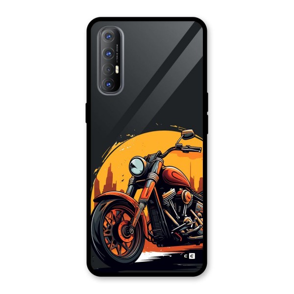 Extreme Cruiser Bike Glass Back Case for Oppo Reno3 Pro