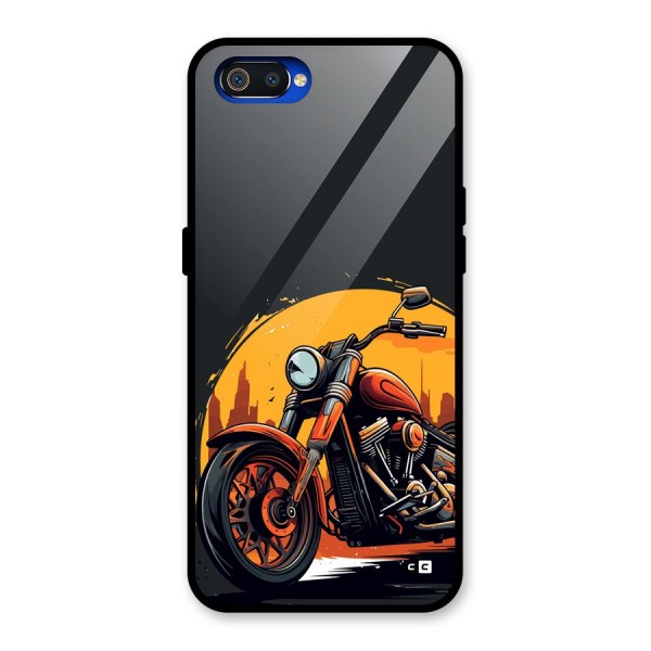 Extreme Cruiser Bike Glass Back Case for Realme C2