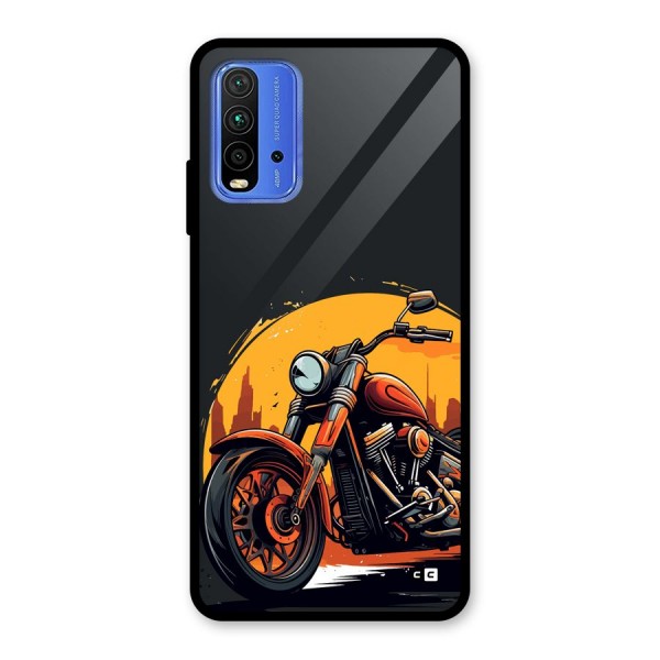 Extreme Cruiser Bike Glass Back Case for Redmi 9 Power