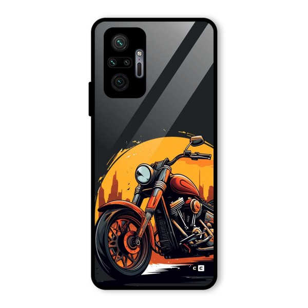 Extreme Cruiser Bike Glass Back Case for Redmi Note 10 Pro Max