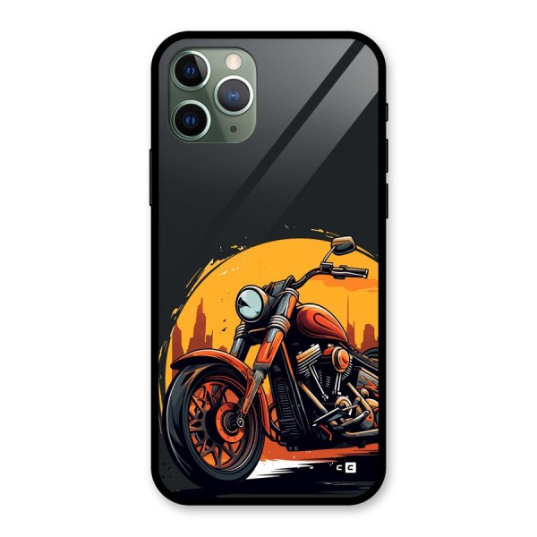 Extreme Cruiser Bike Glass Back Case for iPhone 11 Pro