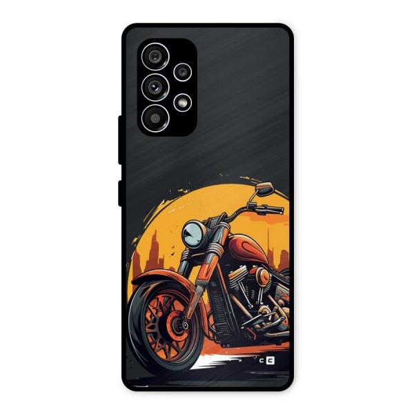 Extreme Cruiser Bike Metal Back Case for Galaxy A53 5G