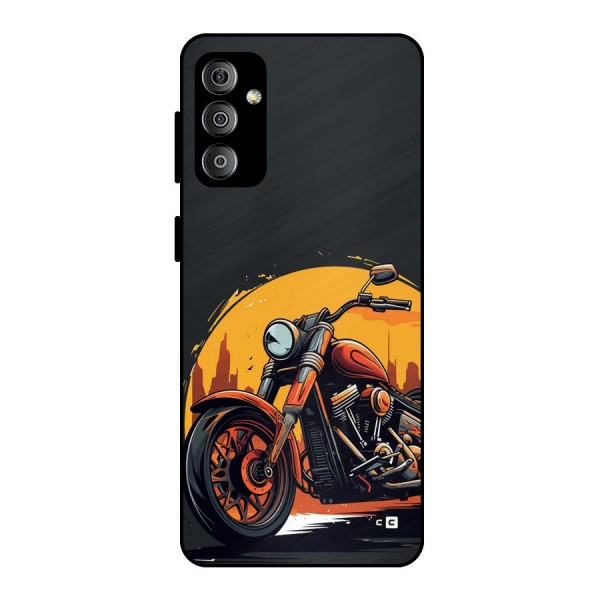 Extreme Cruiser Bike Metal Back Case for Galaxy F23
