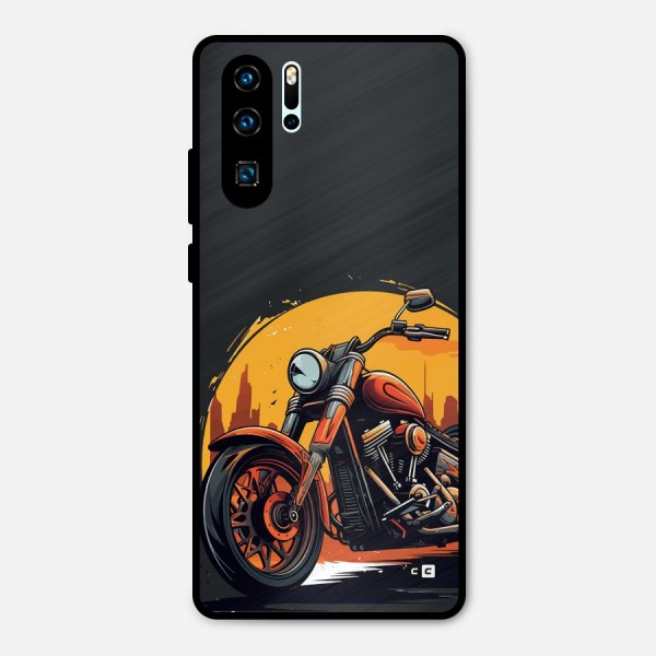 Extreme Cruiser Bike Metal Back Case for Huawei P30 Pro