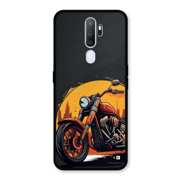 Extreme Cruiser Bike Metal Back Case for Oppo A5 (2020)