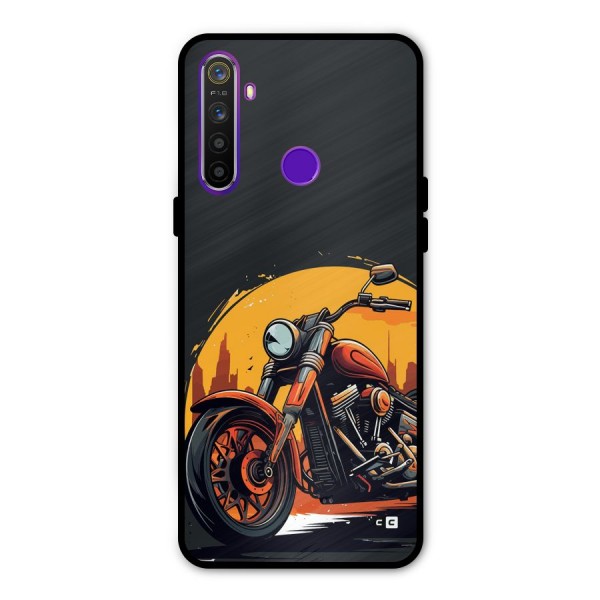 Extreme Cruiser Bike Metal Back Case for Realme 5i