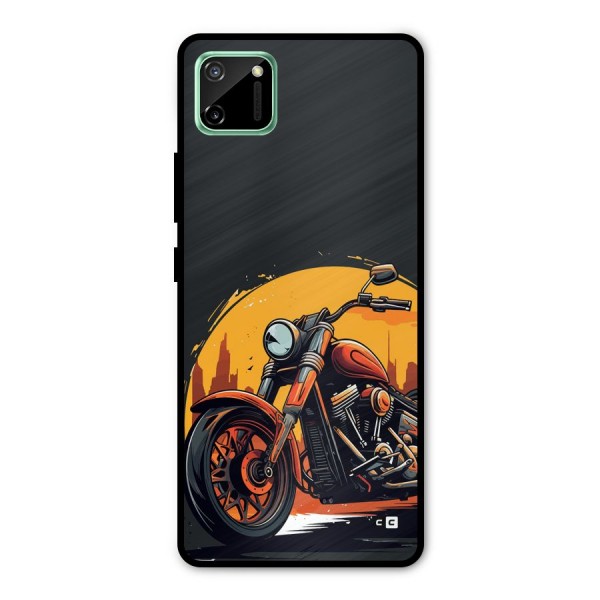 Extreme Cruiser Bike Metal Back Case for Realme C11