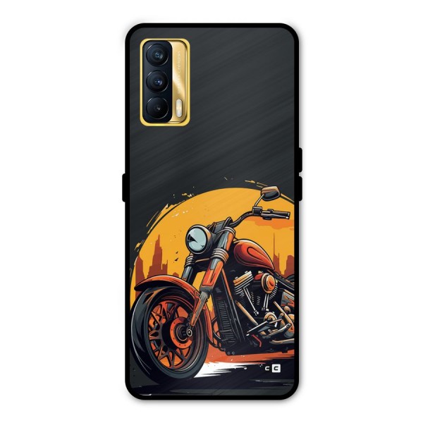 Extreme Cruiser Bike Metal Back Case for Realme X7