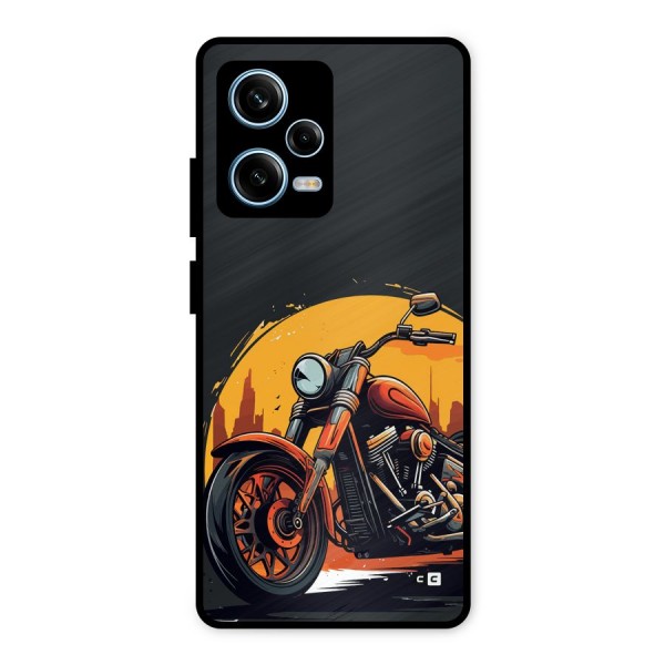Extreme Cruiser Bike Metal Back Case for Redmi Note 12 Pro