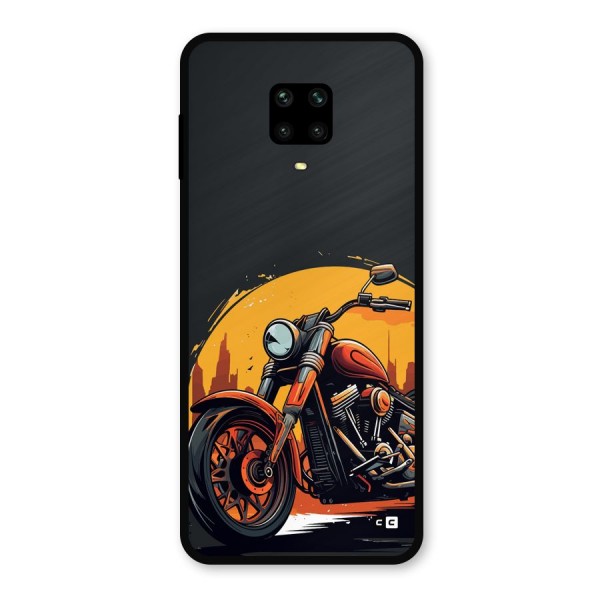 Extreme Cruiser Bike Metal Back Case for Redmi Note 9 Pro