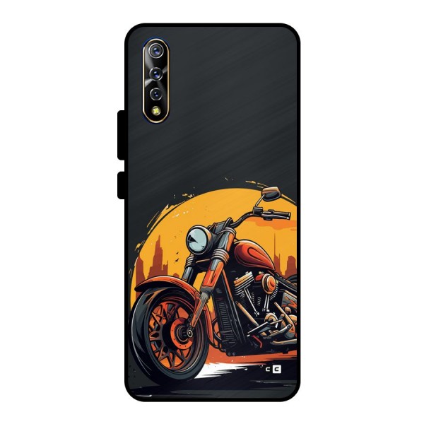 Extreme Cruiser Bike Metal Back Case for Vivo S1