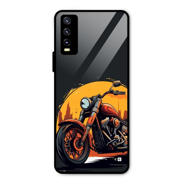 Extreme Cruiser Bike Metal Back Case for Vivo Y20t