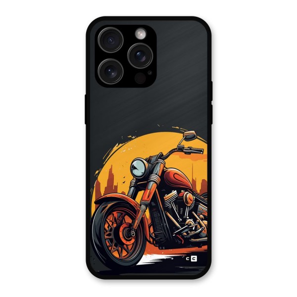 Extreme Cruiser Bike Metal Back Case for iPhone 15 Pro Max