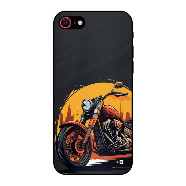 Extreme Cruiser Bike Metal Back Case for iPhone SE 2022