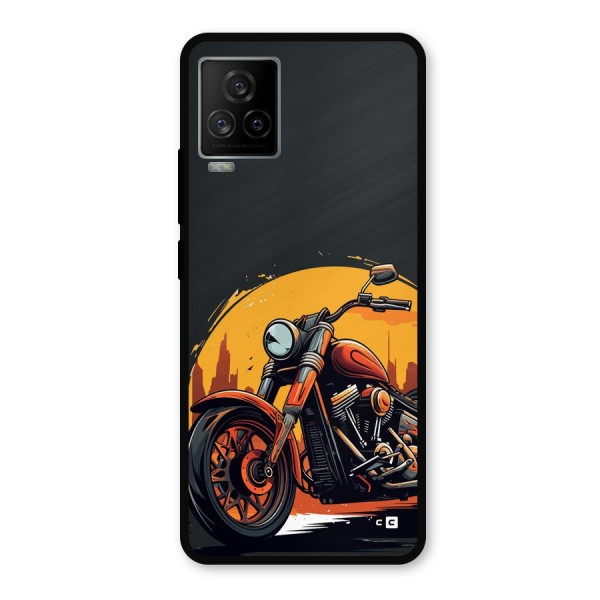 Extreme Cruiser Bike Metal Back Case for iQOO 7 Legend 5G