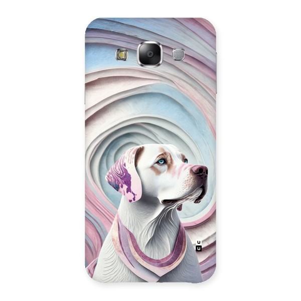Eye Dog illustration Back Case for Galaxy E5