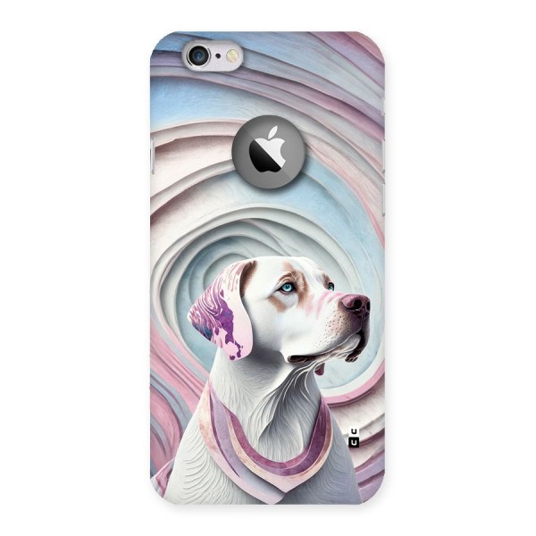Eye Dog illustration Back Case for iPhone 6 Logo Cut
