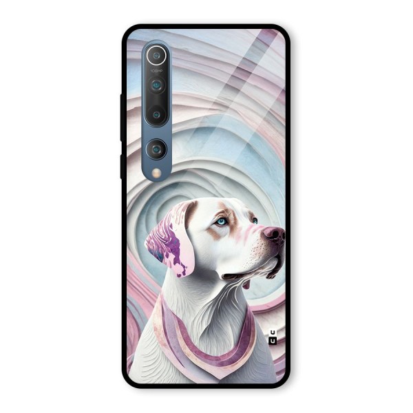 Eye Dog illustration Glass Back Case for Mi 10