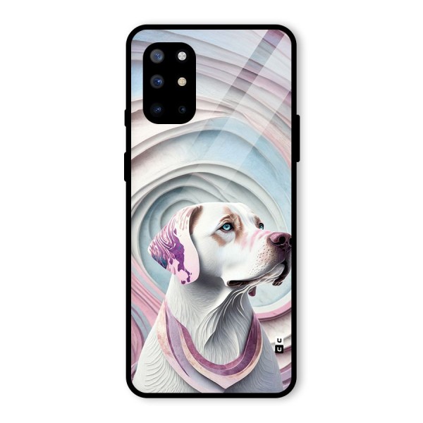 Eye Dog illustration Glass Back Case for OnePlus 8T