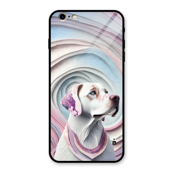 Eye Dog illustration Glass Back Case for iPhone 6 Plus 6S Plus