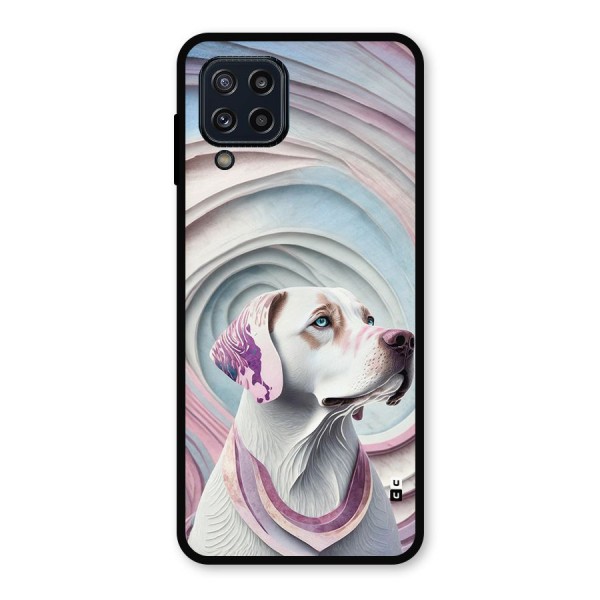 Eye Dog illustration Metal Back Case for Galaxy M32