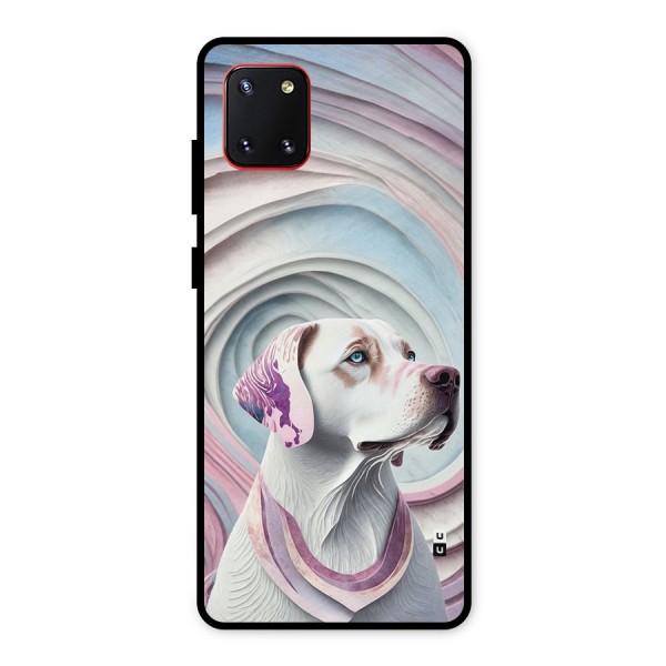 Eye Dog illustration Metal Back Case for Galaxy Note 10 Lite