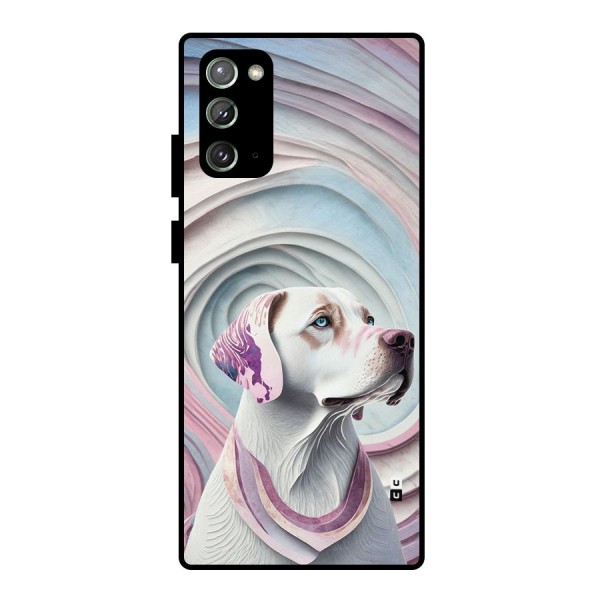 Eye Dog illustration Metal Back Case for Galaxy Note 20