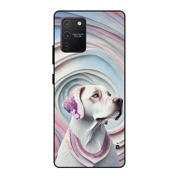 Eye Dog illustration Metal Back Case for Galaxy S10 Lite