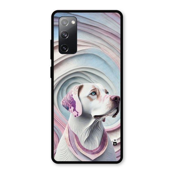 Eye Dog illustration Metal Back Case for Galaxy S20 FE 5G