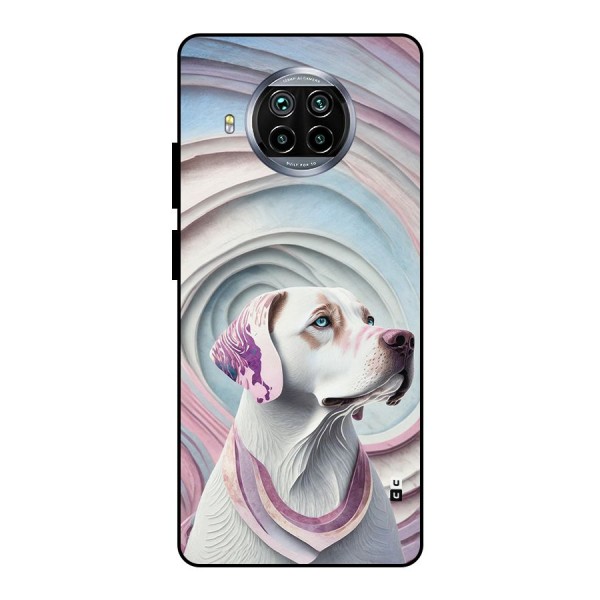 Eye Dog illustration Metal Back Case for Mi 10i
