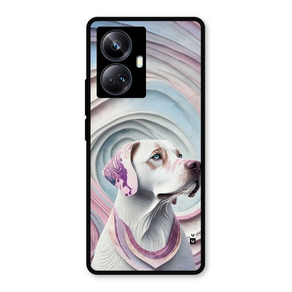 Eye Dog illustration Metal Back Case for Realme 10 Pro Plus