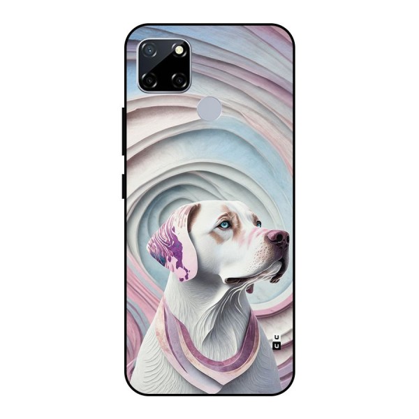 Eye Dog illustration Metal Back Case for Realme Narzo 30A