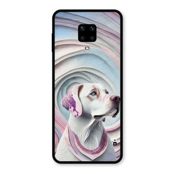 Eye Dog illustration Metal Back Case for Redmi Note 9 Pro Max