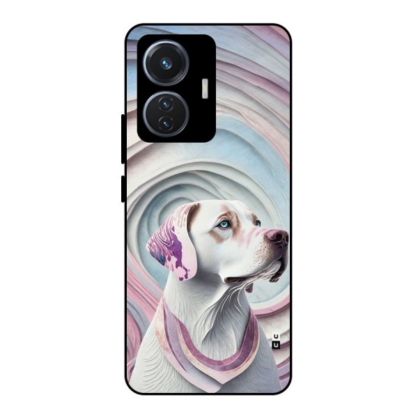Eye Dog illustration Metal Back Case for iQOO Z6 44W