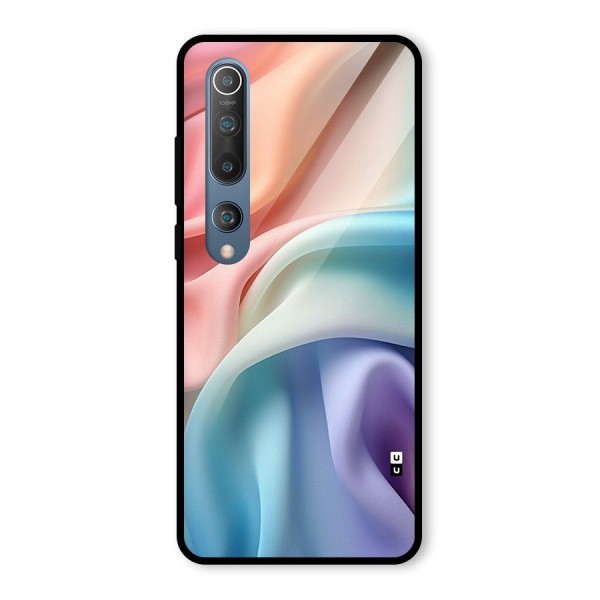 Fabric Pastel Glass Back Case for Mi 10