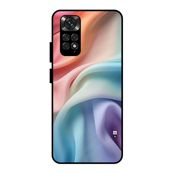 Fabric Pastel Metal Back Case for Redmi Note 11 Pro Plus 5G