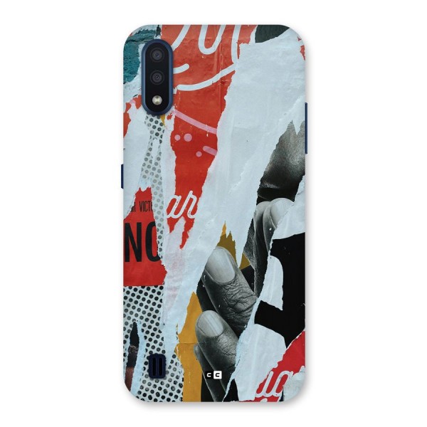 Fabulous Paper Cutout Back Case for Galaxy M01