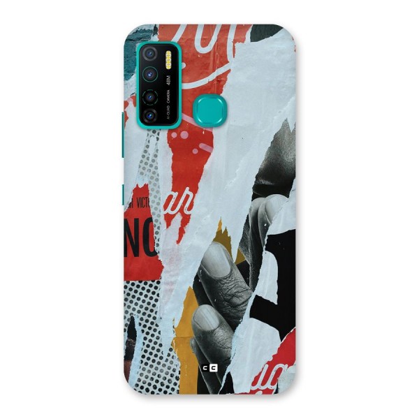 Fabulous Paper Cutout Back Case for Infinix Hot 9 Pro
