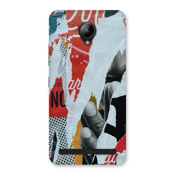 Fabulous Paper Cutout Back Case for Lenovo C2